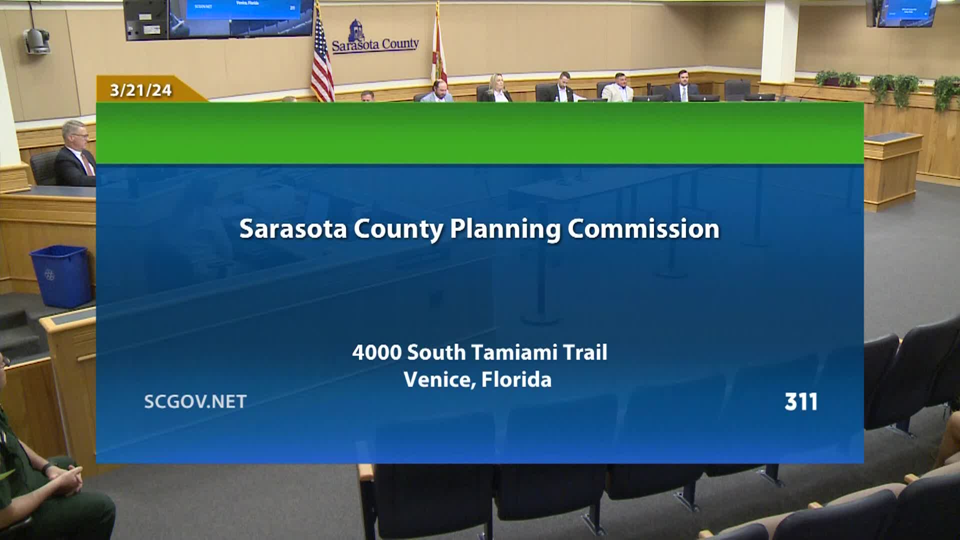 Sarasota County Planning Commission Meeting: 03/03/2024