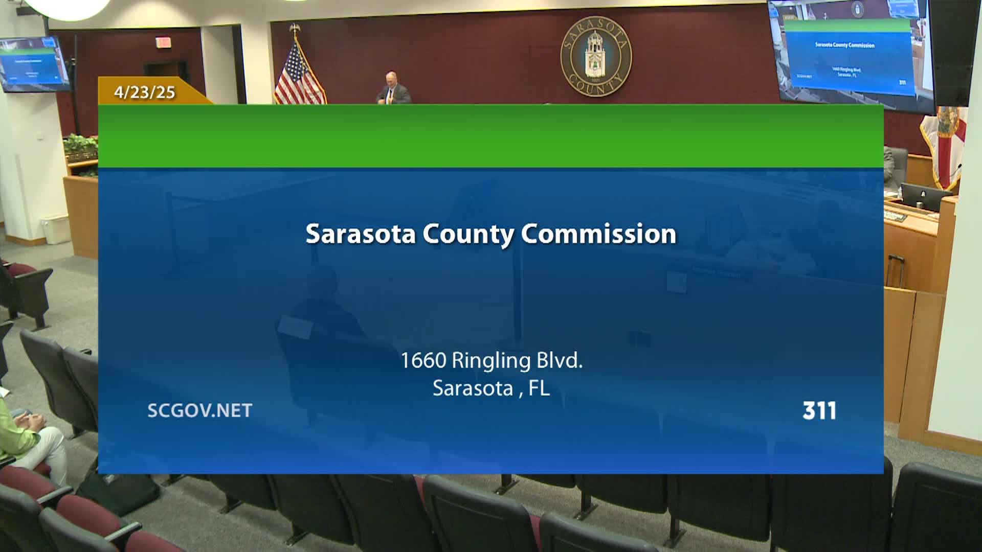 Sarasota Board of County Commissioners Meeting: 4/23/2025