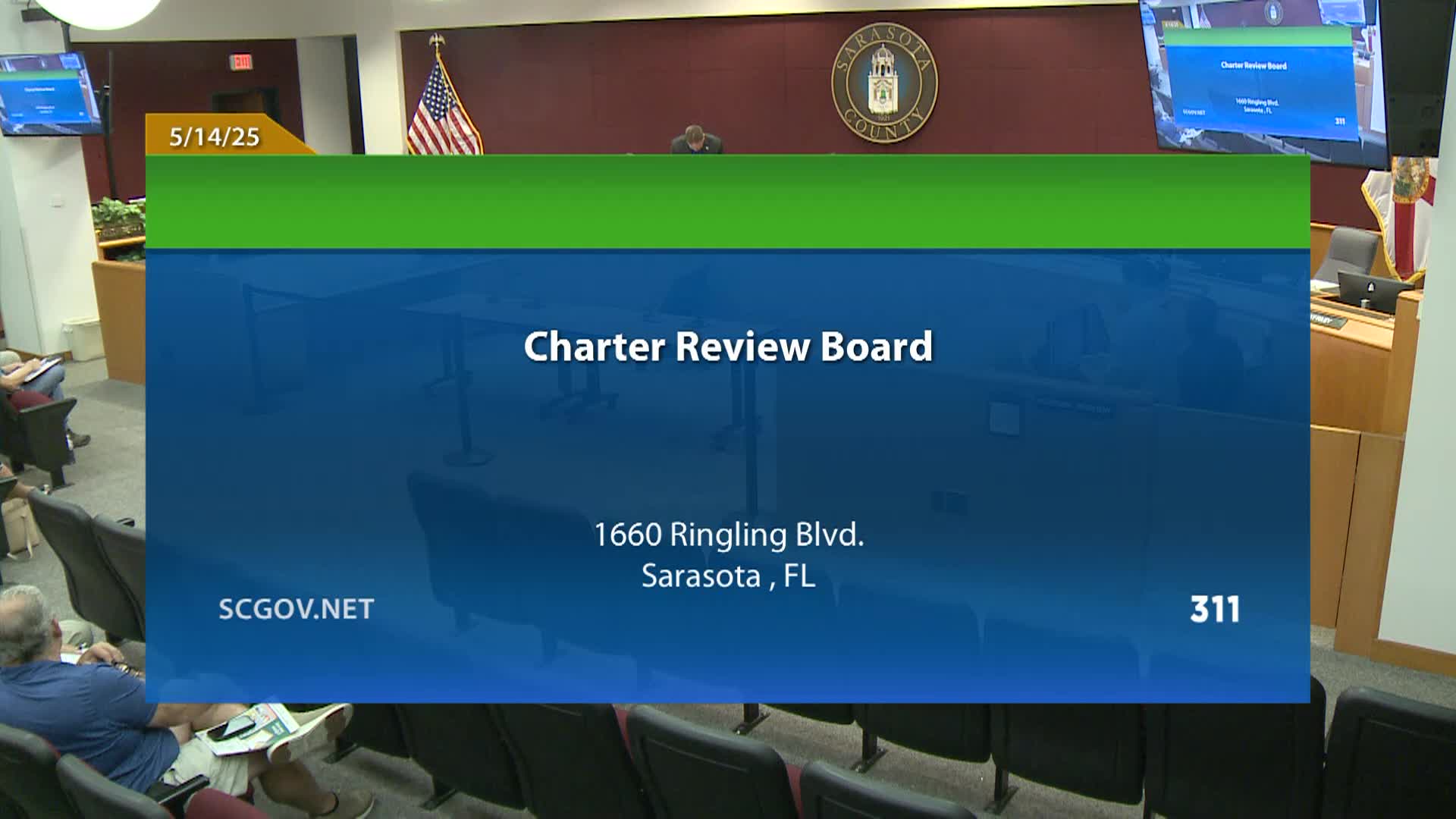 Sarasota County Charter Review Board Meeting: 5/14/2025