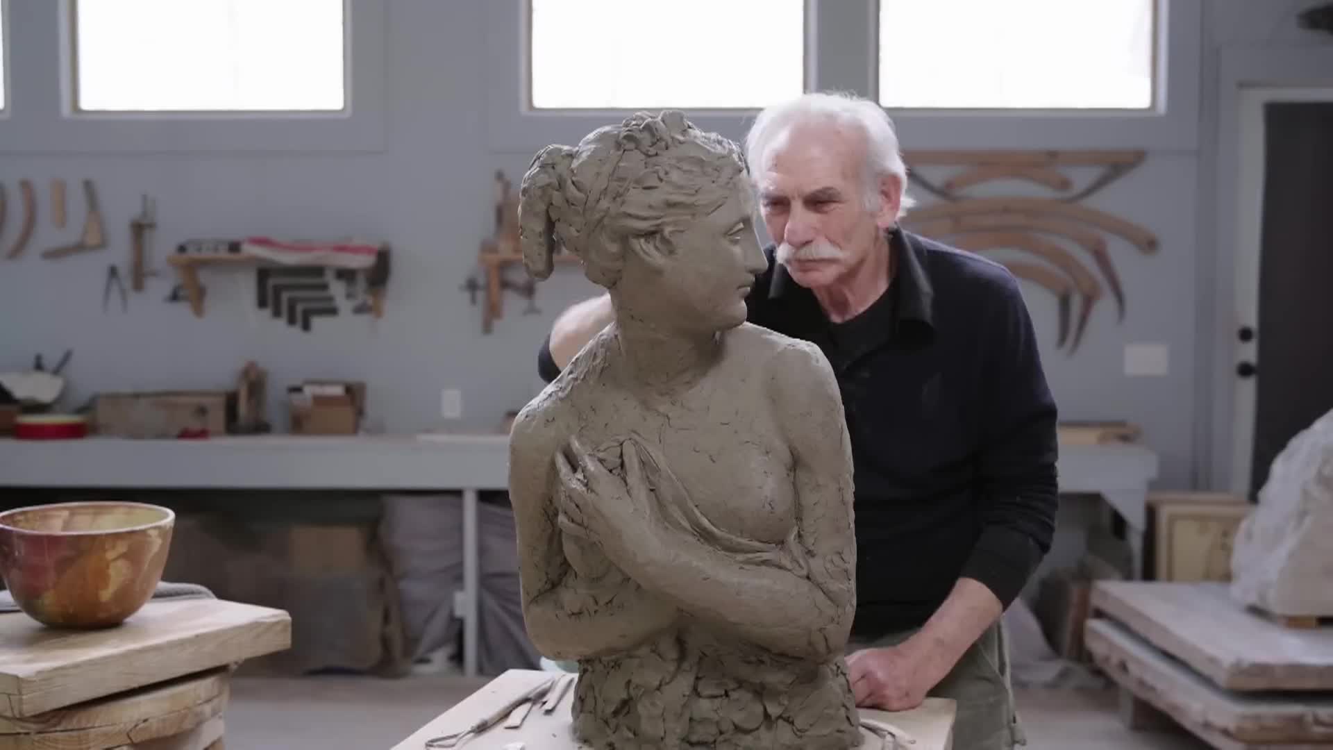 National Gallery of Art: See a sculptor recreate Antonio Canova's  "Venus" from clay to marble