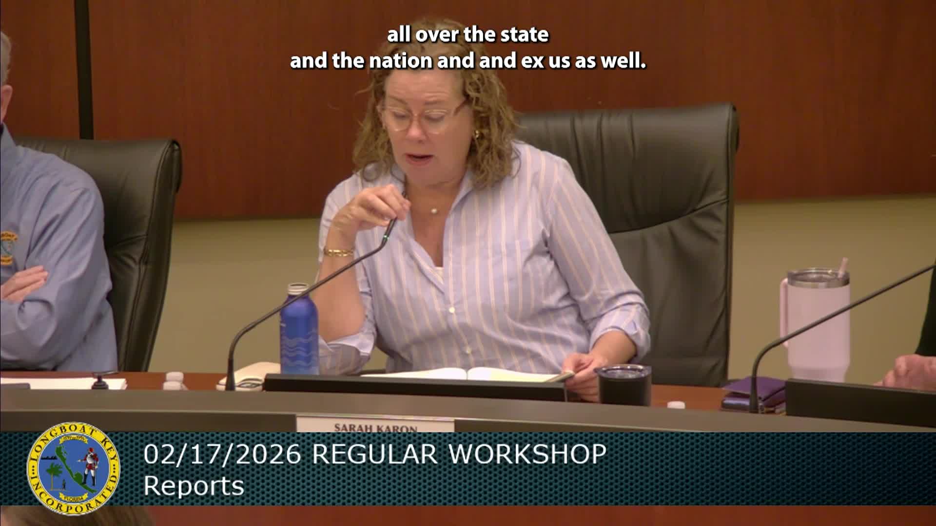 Longboat Key Town Commission Meeting: 2/17/2026