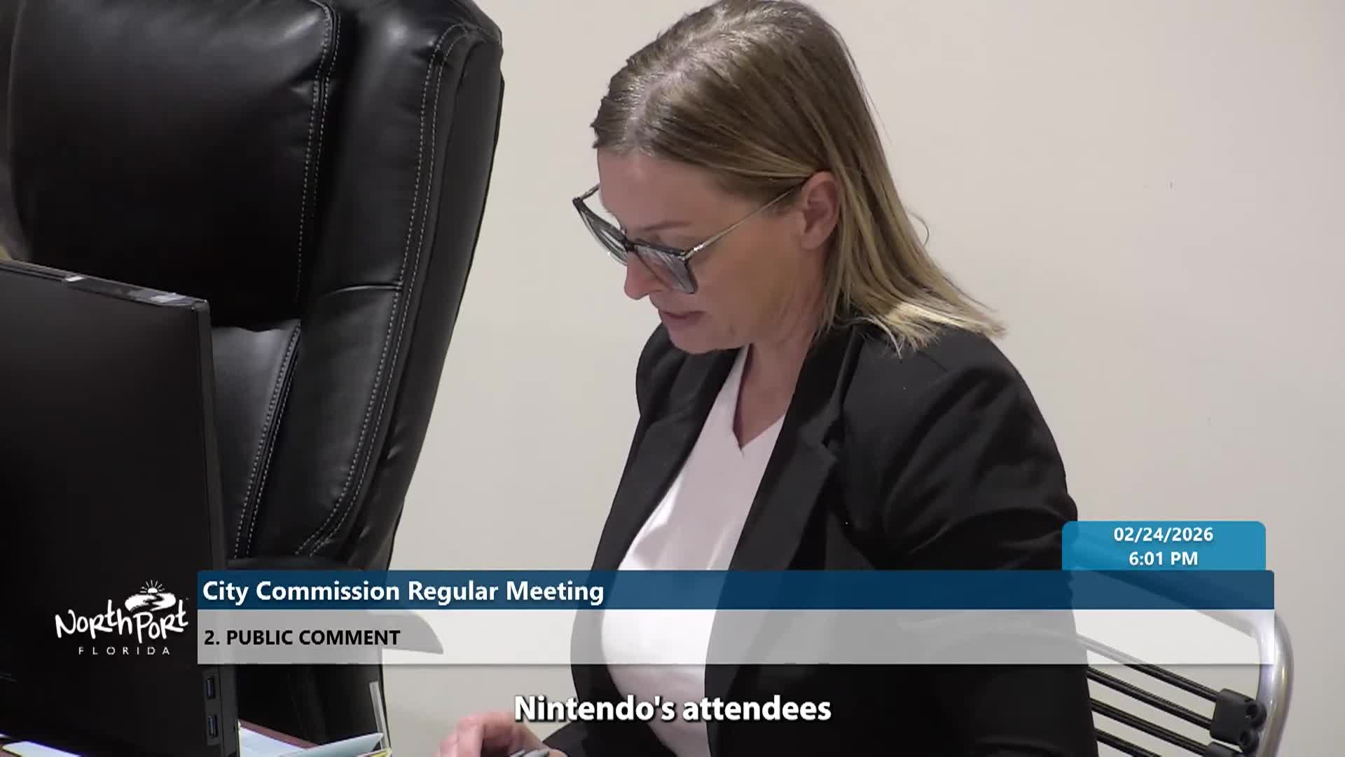 North Port City Commission Meeting: 2/24/2026